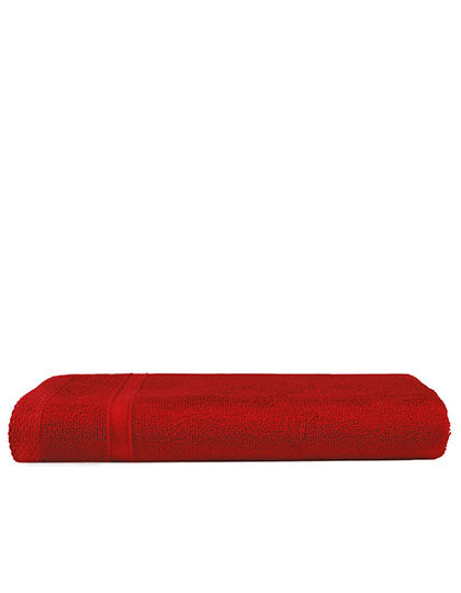 Recycled Classic Beach Towel in Bandera Red, Größe 100 x 180 cm