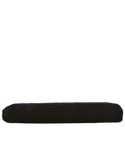 Recycled Classic Beach Towel in Black, Größe 100 x 180 cm