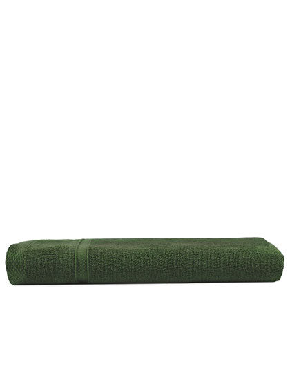 Recycled Classic Beach Towel in Bottle Green, Größe 100 x 180 cm