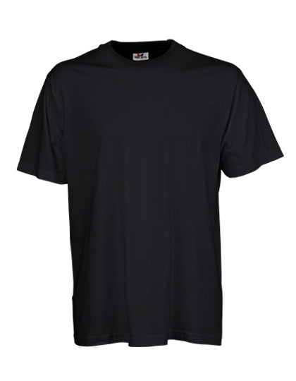 Basic Tee in Black, Größe 5XL
