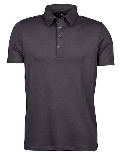 Men´s Pima Cotton Polo in Dark Grey (Solid), Größe 3XL