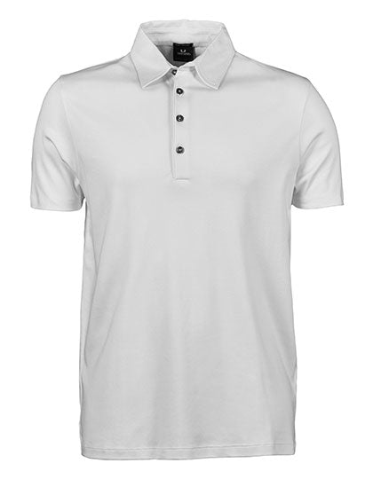 Men´s Pima Cotton Polo in White, Größe 3XL