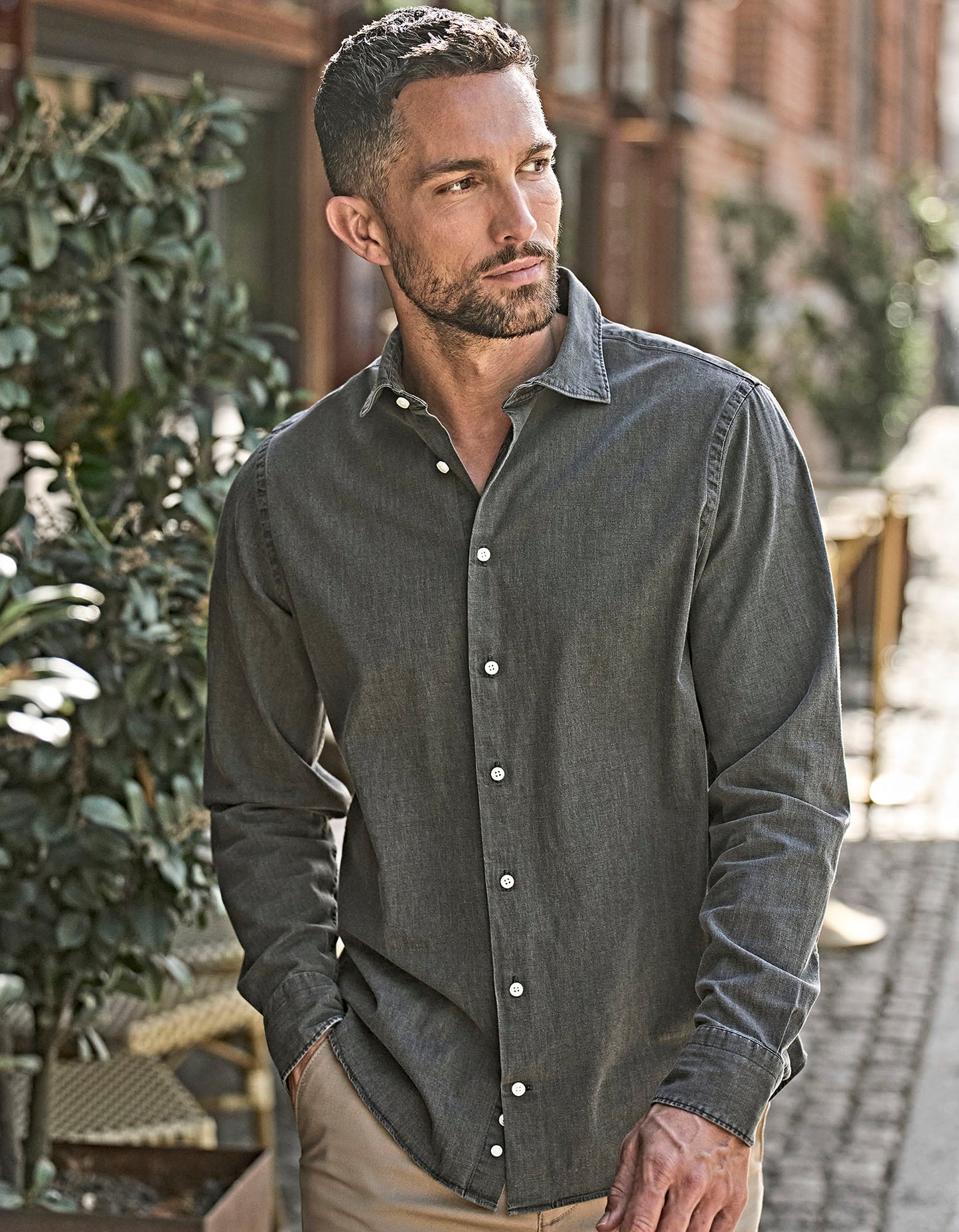 Denim shirt