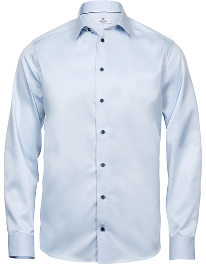 Luxury Shirt Comfort Fit in Light Blue, Größe 4XL