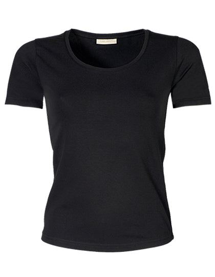 Women´s Stretch Tee in Black, Größe 3XL