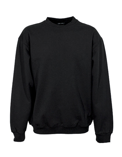 Heavy Sweatshirt in Black, Größe 5XL