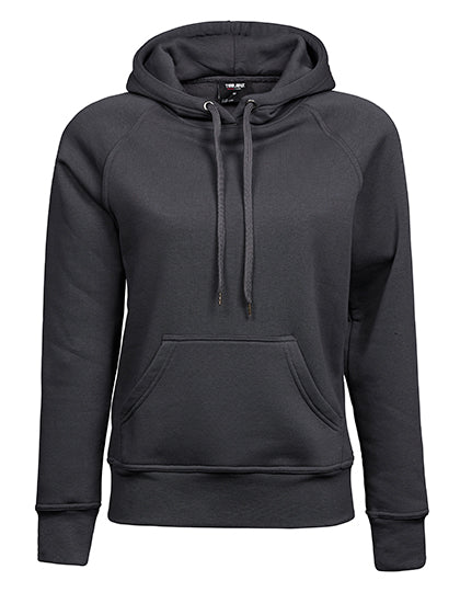 Women´s Hooded Sweatshirt in Dark Grey (Solid), Größe XXL