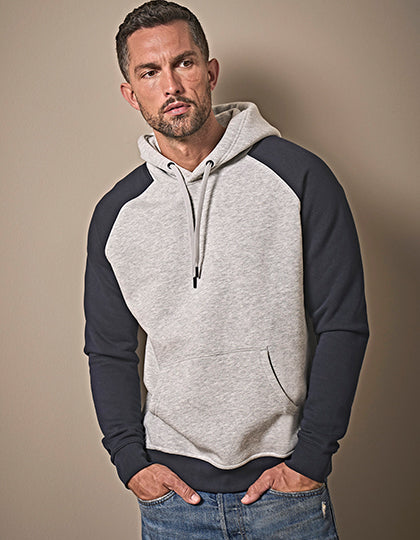 Two-Tone Hooded Sweatshirt