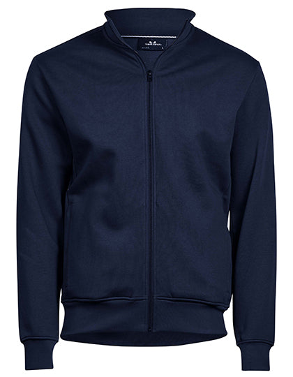 Full Zip Sweat Cardigan in Navy, Größe 3XL