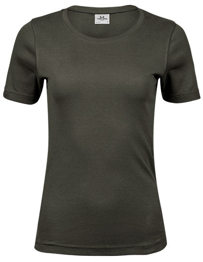 Women´s Interlock Tee in Deep Green, Größe 3XL