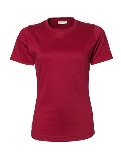 Women´s Interlock Tee in Deep Red, Größe 3XL