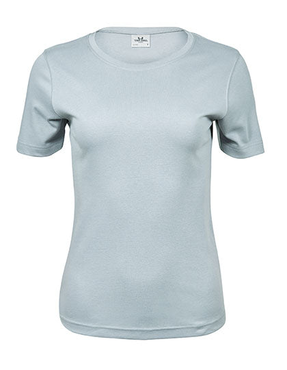 Women´s Interlock Tee in Ice Blue, Größe 3XL