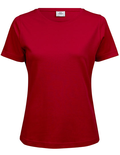 Women´s Interlock Tee in Red, Größe 3XL