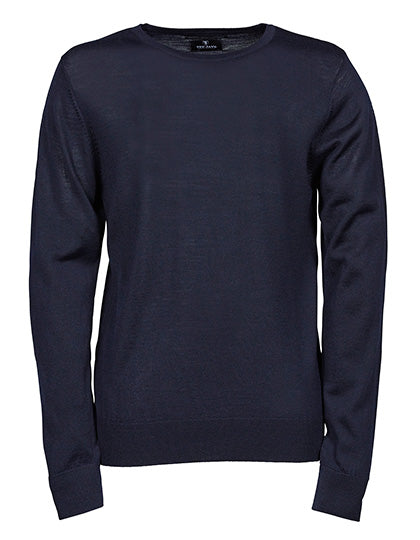 Men´s Crew Neck Sweater in Navy, Größe 3XL