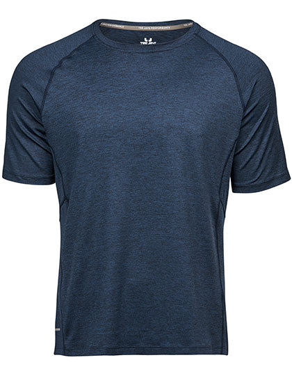 Men´s CoolDry Tee in Navy Melange, Größe 3XL