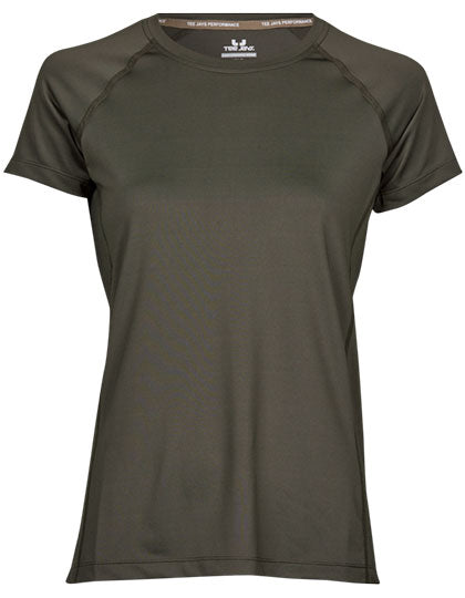 Women´s CoolDry Tee in Deep Green, Größe XXL