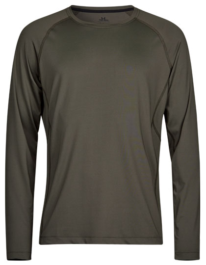 Long Sleeve CoolDry Tee in Deep Green, Größe 3XL