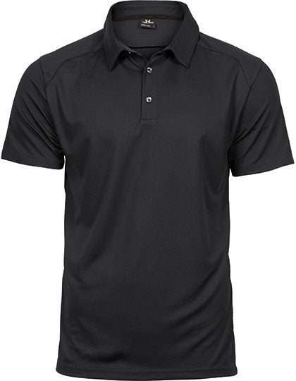 Men´s Luxury Sport Polo in Black, Größe 3XL