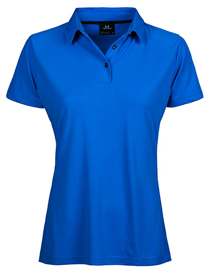 Women´s Luxury Sport Polo in Electric Blue, Größe 3XL