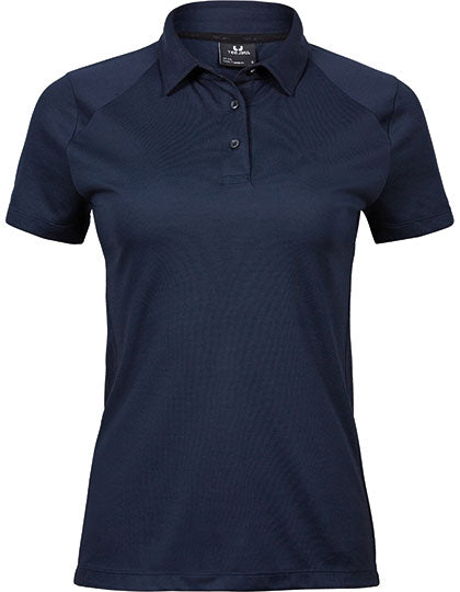 Women´s Luxury Sport Polo in Navy, Größe 3XL