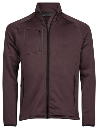 Stretch Fleece Jacket in Grape, Größe 3XL