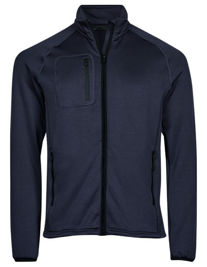 Stretch Fleece Jacket in Navy, Größe 3XL