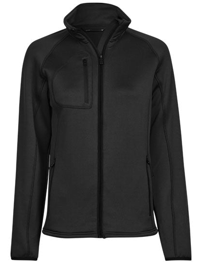 Women´s Stretch Fleece Jacket in Black, Größe 3XL