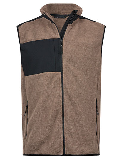 Mountain Fleece Bodywarmer in Clay, Größe 3XL