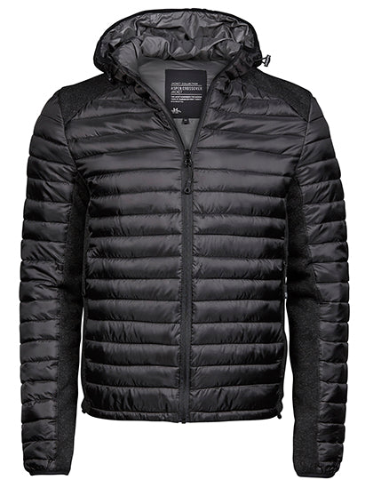 Men´s Hooded Outdoor Crossover Jacket in Black, Größe 3XL