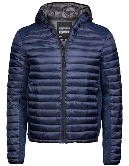 Men´s Hooded Outdoor Crossover Jacket in Navy, Größe 3XL