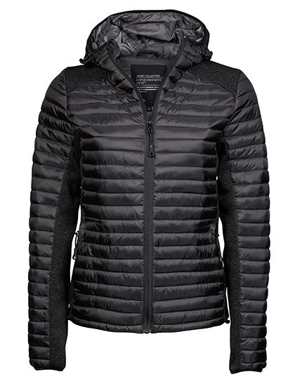 Women´s Hooded Outdoor Crossover Jacket in Black, Größe 3XL