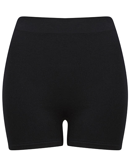 Ladies´ Seamless Shorts in Black, Größe L/XL
