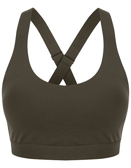 Medium Impact Core Bra in Olive Green, Größe XXL