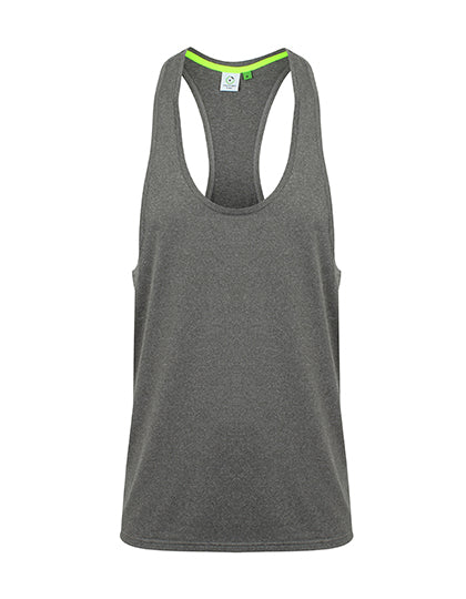 Men´s Muscle Vest in Grey Marl, Größe XXL