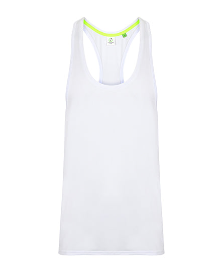 Men´s Muscle Vest in White, Größe XXL