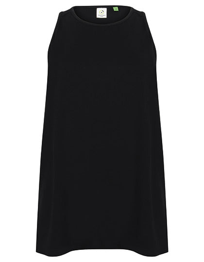 Ladies´ Open Back Vest in Black, Größe XXL
