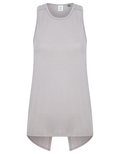 Ladies´ Open Back Vest in Light Grey, Größe XXL
