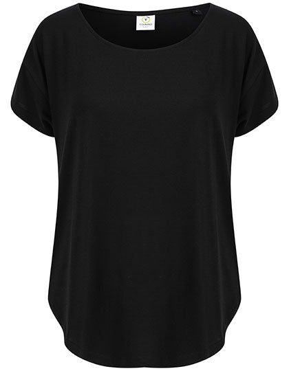 Scoop Neck T in Black, Größe 3XL