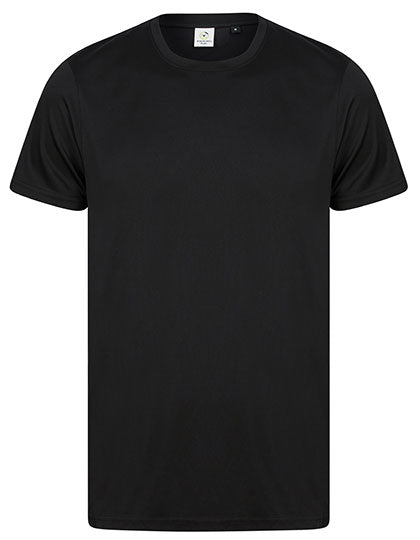 Recycled Performance T in Black, Größe XXL