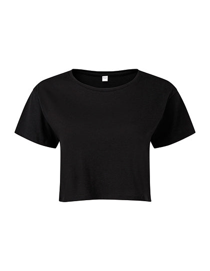 Women´s Crop Top in Black, Größe XXS
