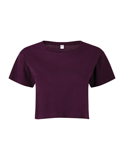 Women´s Crop Top in Mulberry, Größe XXS
