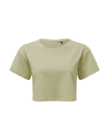 Women´s Crop Top in Sage Green, Größe XXS