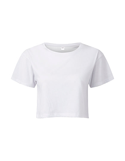 Women´s Crop Top in White, Größe XXS