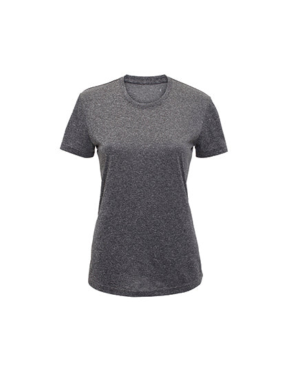 Women´s Performance T-Shirt in Black Melange, Größe XL