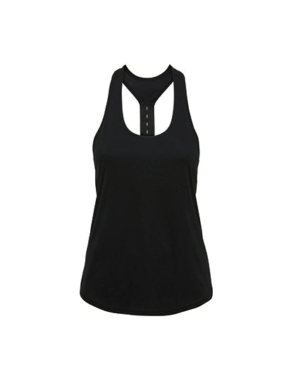 Women´s Performance Strap Back Vest in Black, Größe XL