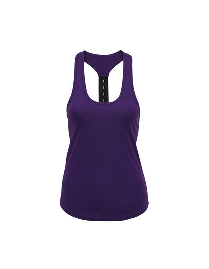 Women´s Performance Strap Back Vest in Purple, Größe XL
