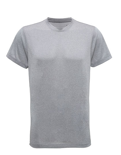Men´s Recycled Performance T-Shirt in Silver Melange, Größe 3XL