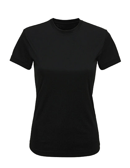 Women´s Recycled Performance T-Shirt in Black, Größe XL