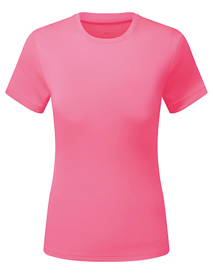 Women´s Textured Recycled T-Shirt in Lightning Pink, Größe XXL