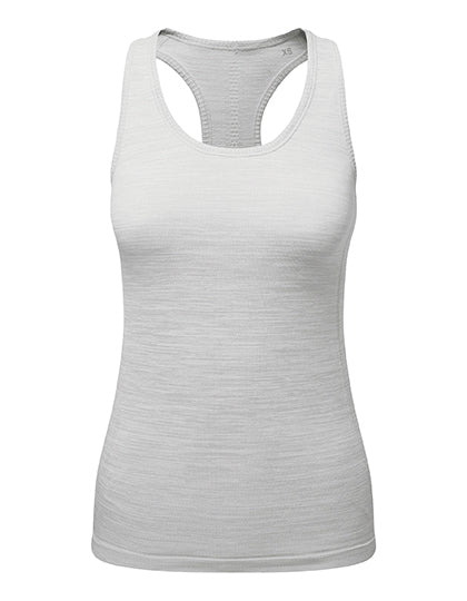 Women´s Recycled Seamless ´3D Fit´ Multi-Sport Flex Vest in Cool Grey Melange, Größe XL